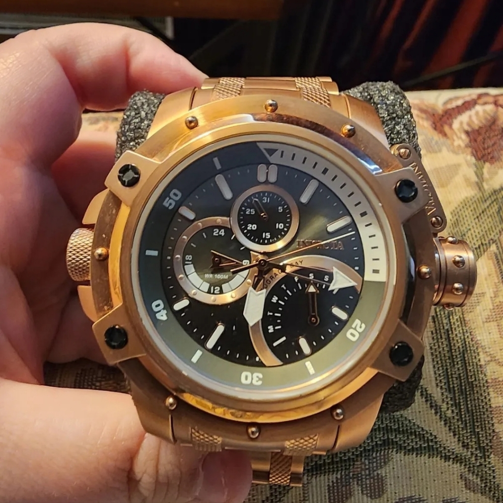 Invicta Coalition Forces Men's Watch - 52.5mm, Rose Gold (30381)